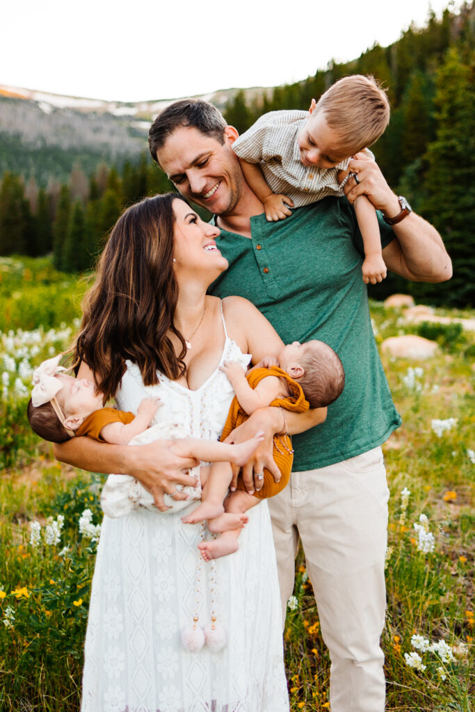 Albuquerque family photographer young children mountains summer