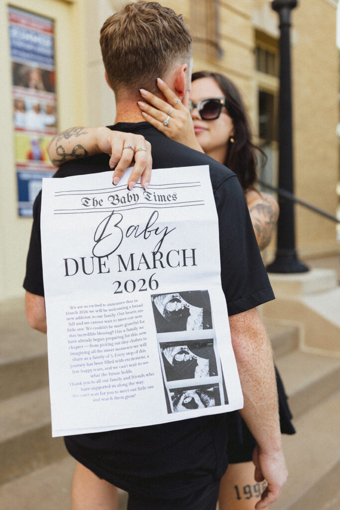 dallas texas pregnancy announcement